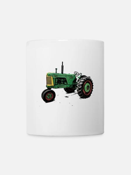 Oliver 88 Traktor - Tasse - Weiß