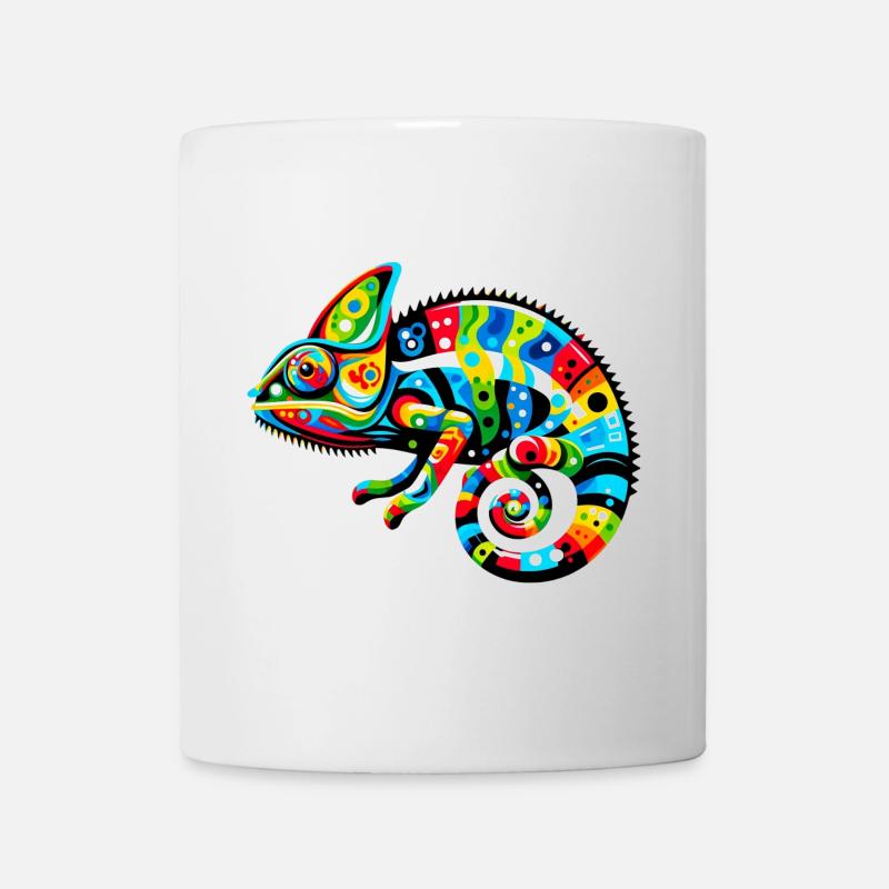 Chamäleon - Tasse - Weiß