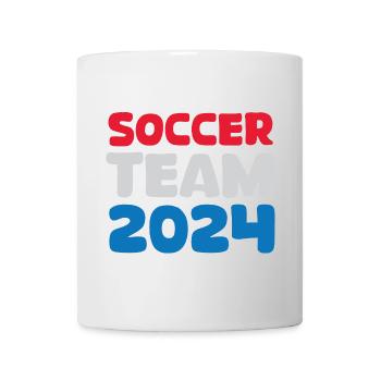 Équipe de football des Pays-Bas 2024 Logo d’icône de fan de football - Mug blanc - blanc - Devant