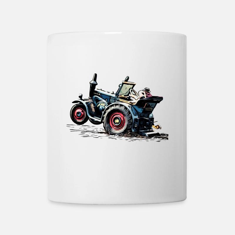 Lanz Traktor Bulldog Power - Tasse - Weiß