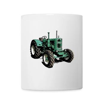 Agricultural Diesel Tractor man 4S1 - Mug - white - Front