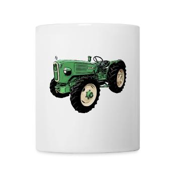 man Ackerdiesel Allrad 4N2 Traktor - Tasse - Weiß - Vorne