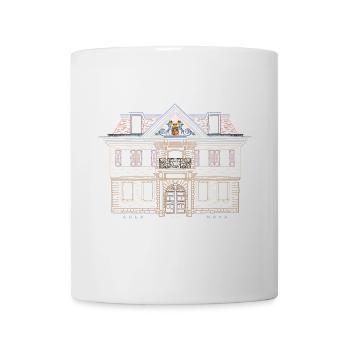 Tübingen, Maison de l’Université de Dessin, Allemagne - Mug blanc - blanc - Devant