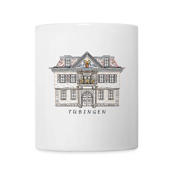 Tübingen, Maison de l’Université de dessin, Allemagne - Mug blanc - blanc - Devant