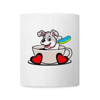 Coffee Break Dog Cup Morning Grouch Caffeine Dogs - Mug - white - Front