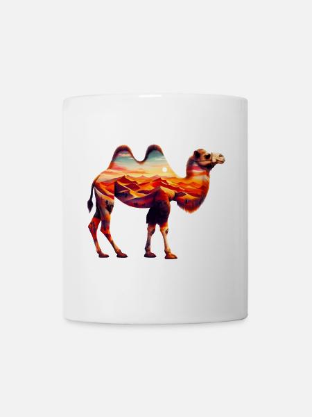 Kamel - Tasse - Weiß