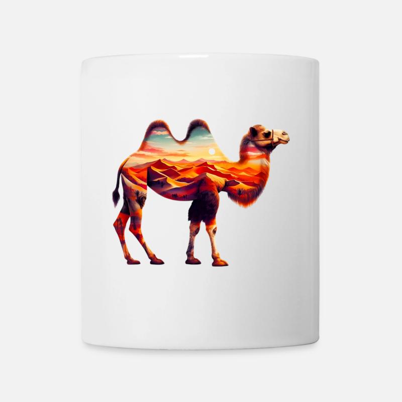 Kamel - Tasse - Weiß