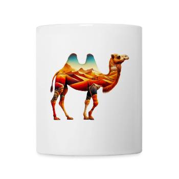 Kamel - Tasse - Weiß - Vorne