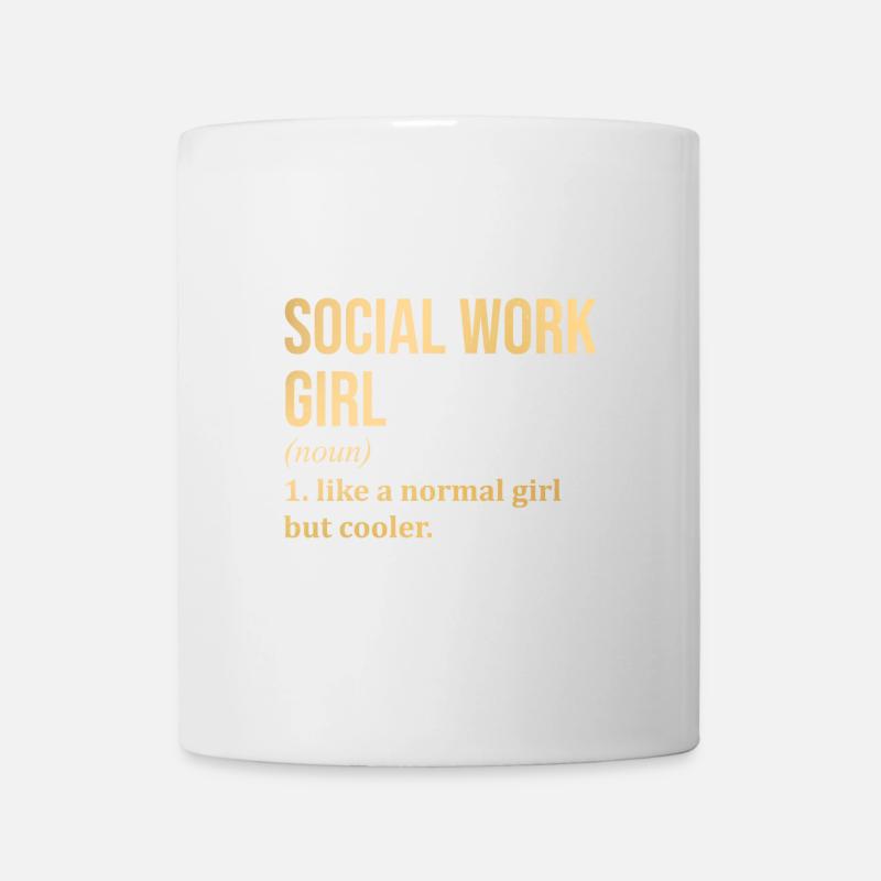 Sozialarbeit - Tasse - Weiß