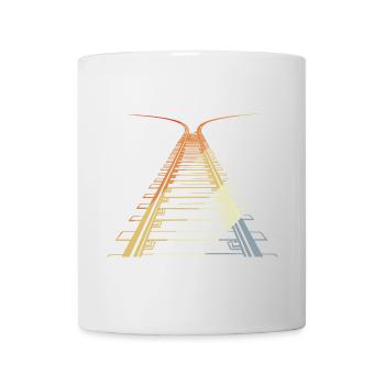 Railroad Vintage Look - Mug - white - Front