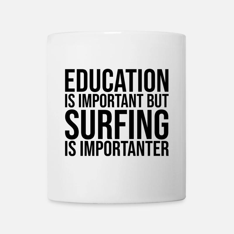 Surfen - Tasse - Weiß