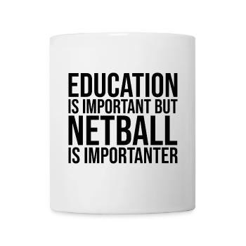 Netzball - Tasse - Weiß - Vorne
