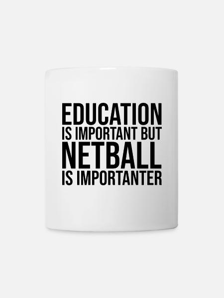 Netball Netball Netball - Tasse - Weiß