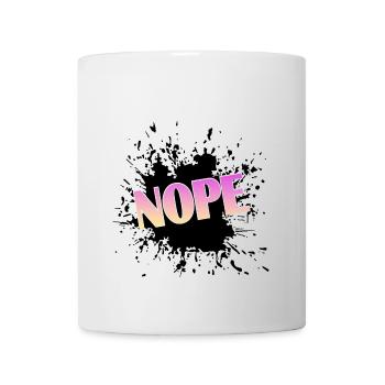 Nope - Tasse - Weiß - Vorne