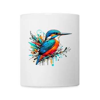 Martin-pêcheur - Mug blanc - blanc - Devant