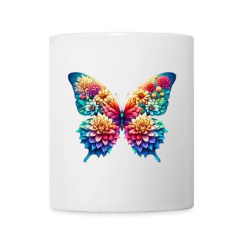 Schmetterlingsblumen Dahlien Dahlien - Tasse - Weiß - Vorne