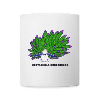Leaf Sheep Snail, Drawing - Mug - white - Front