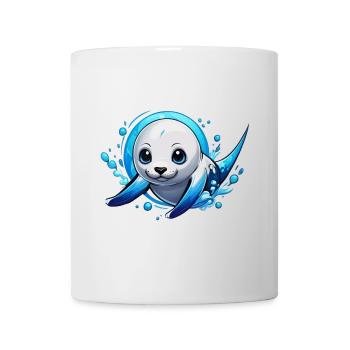 Seal | Seal pup in the sea - Mug - white - Front