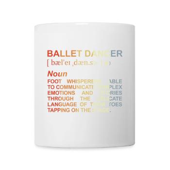 Ballet dancer Explanation of terms - Mug - white - Front