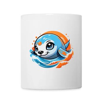Cute baby seal - Mug - white - Front