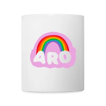 Aromantik, aromatisch, aro - Tasse - Weiß - Vorne