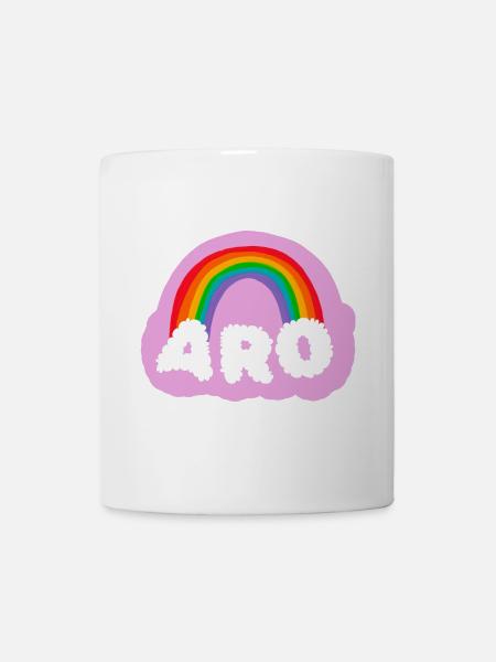 Aromantik, aromatisch, aro - Tasse - Weiß