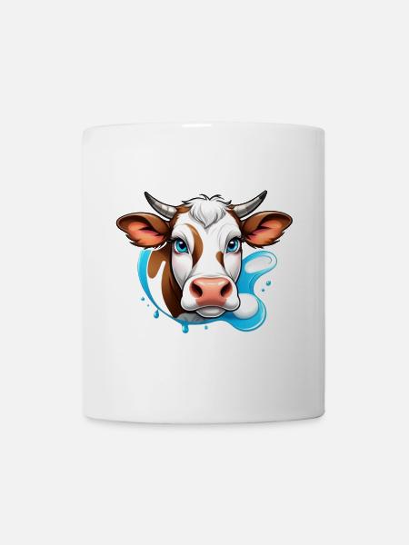 Alpine Cow Charm - Mug - white