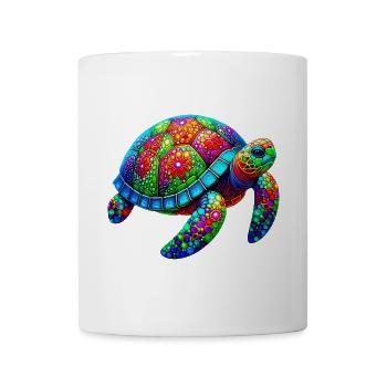Schildkröte - Tasse - Weiß - Vorne