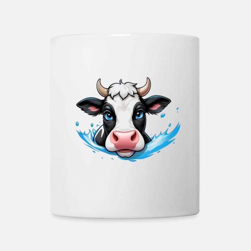Sweet Cow Splash - Tasse - Weiß