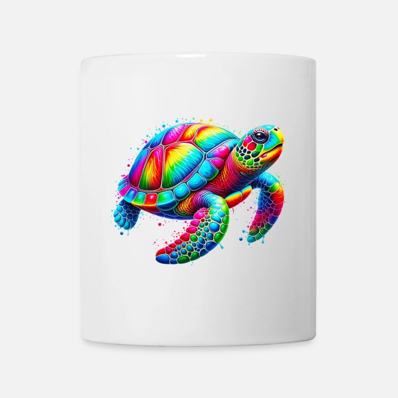 Schildkröte - Tasse - Weiß