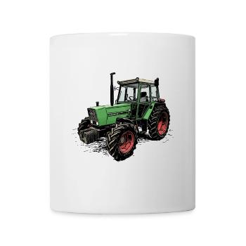 Tracteur agricole - Mug blanc - blanc - Devant