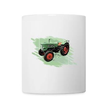 Traktor Favorit 1 - Tasse - Weiß - Vorne
