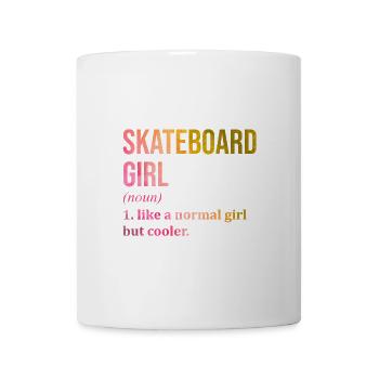 skateboarden - Tasse - Weiß - Vorne