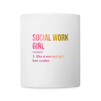 Sozialarbeit - Tasse - Weiß - Vorne