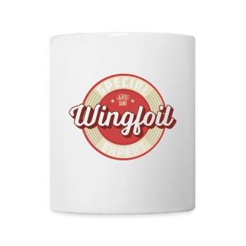 Wingfoil Label - Tasse - Weiß - Vorne