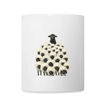 Mouton noir - Mug blanc - blanc - Devant