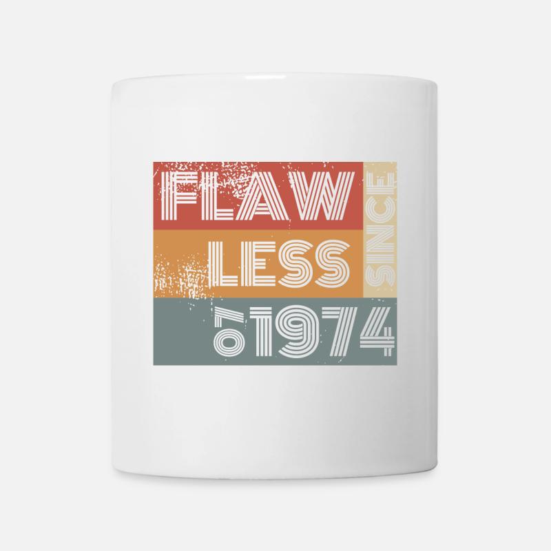 50ème anniversaire sans faille depuis 07/1974 - Mug blanc - blanc