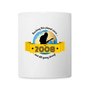 16. Geburtstag qui fait vibrer cette planète depuis 07/2008 - Mug blanc - blanc - Devant