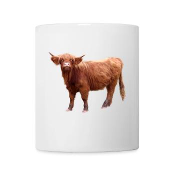 Bovins écossais Highland - Mug blanc - blanc - Devant