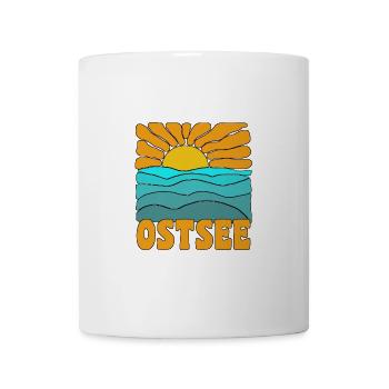 Meer Sonne Ostsee - Tasse - Weiß - Vorne