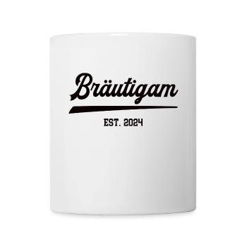 Bräutigam Abschied Team Groom Junggesellenabschied - Tasse - Weiß - Vorne