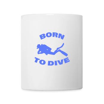 BORN TO DIVE - Tasse - Weiß - Vorne