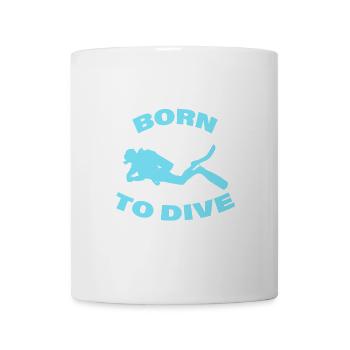 BORN TO DIVE - Tasse - Weiß - Vorne