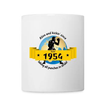 70. Geburtstag Vivant depuis 07/1954 - Mug blanc - blanc - Devant