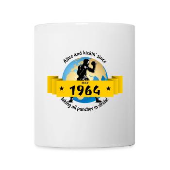 60. Geburtstag Vivant depuis 07/1964 - Mug blanc - blanc - Devant