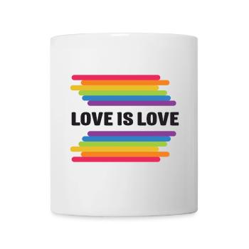 Mois de la fierté LGBT - Love is Love - Mug blanc - blanc - Devant