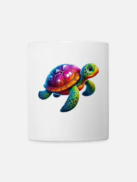 Tortue - Mug blanc - blanc