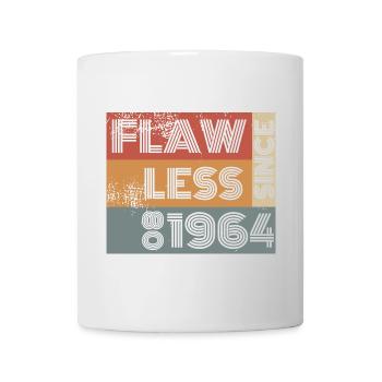 60ème Anniversaire Sans défaut depuis 08/1964 - Mug blanc - blanc - Devant