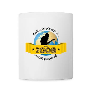 16th Birthday Rocks This Planet since 08/2008 - Mug - white - Front