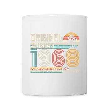 August 1968 anniversaire August 1968 cadeau - Mug blanc - blanc - Devant
